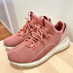 adidas Tubular Doom Sock Pink Fitness Shoes Sneakers Women 7